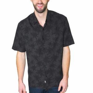 Nat Nast Short Sleeve Palm Trees Silk Blend Shirt…